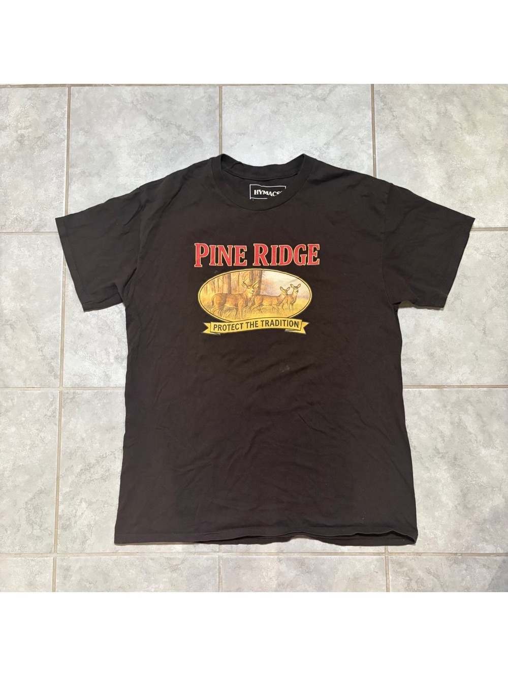 Pine Ridge Deer Hunting Graphic T Shirt Large